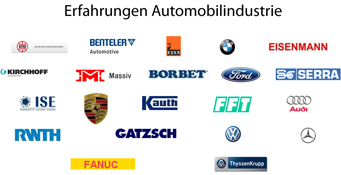 Eine Übersicht der gesammelten Erfahrungen bei Kunden der Automobilindustrie